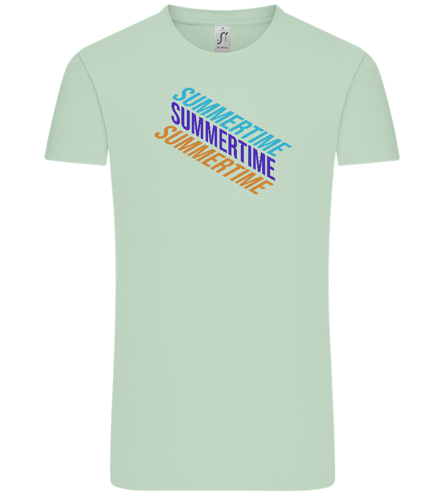 Summertime Design - Comfort Unisex T-Shirt_ICE GREEN_front