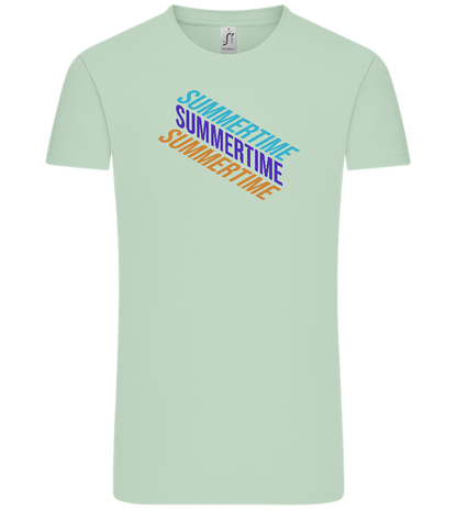 Summertime Design - Comfort Unisex T-Shirt_ICE GREEN_front