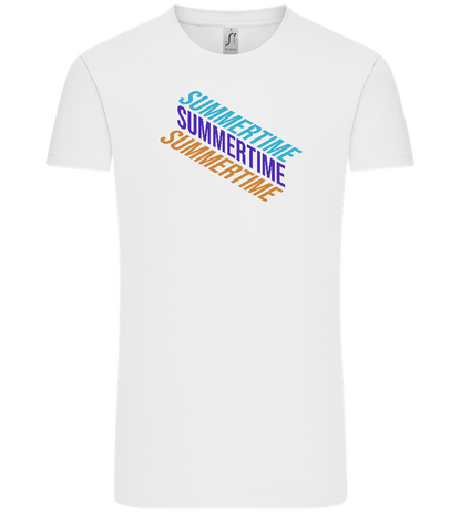 Summertime Design - Comfort Unisex T-Shirt_WHITE_front