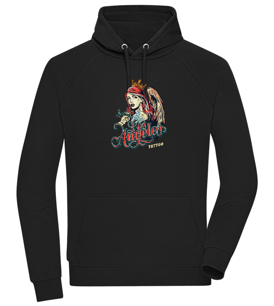 Los Angeles Design - Comfort unisex hoodie_BLACK_front