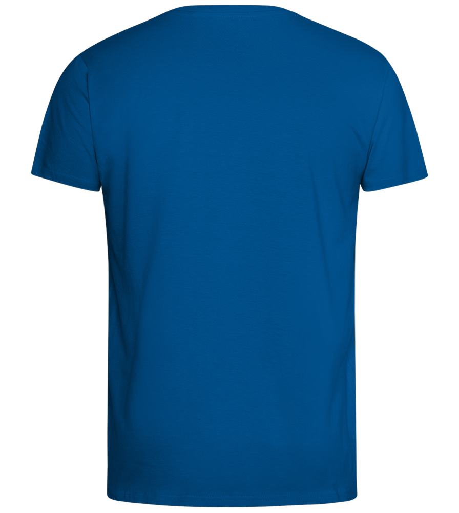 J'y Vais au Talent Sans Pression Design - Comfort men's fitted t-shirt_ROYAL_back