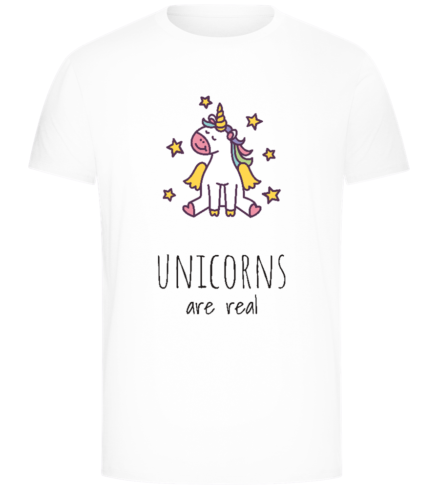 The Real Unicorns  Design - Comfort Unisex T-Shirt_WHITE_front