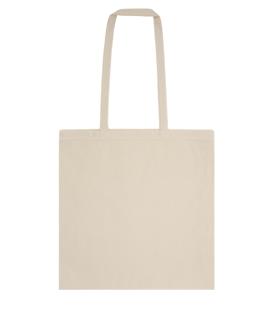 Essential cotton tote bag_BEIGE_front