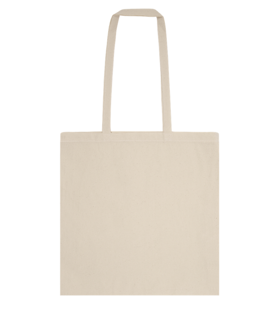 Essential cotton tote bag_BEIGE_front