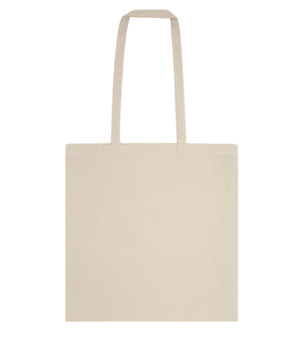 Essential cotton tote bag_BEIGE_front