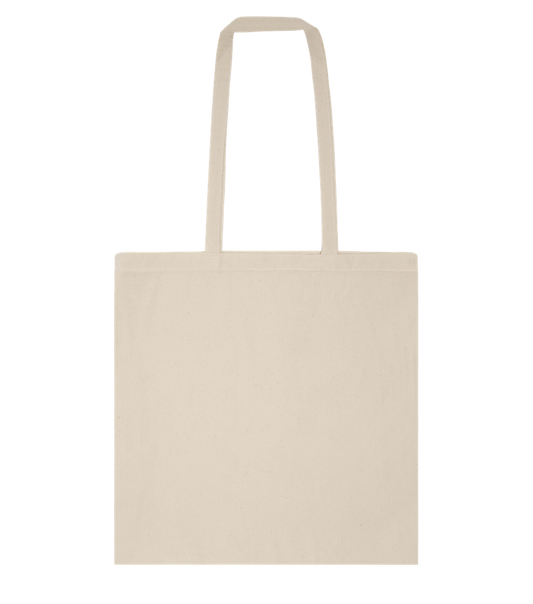 Essential cotton tote bag_BEIGE_back