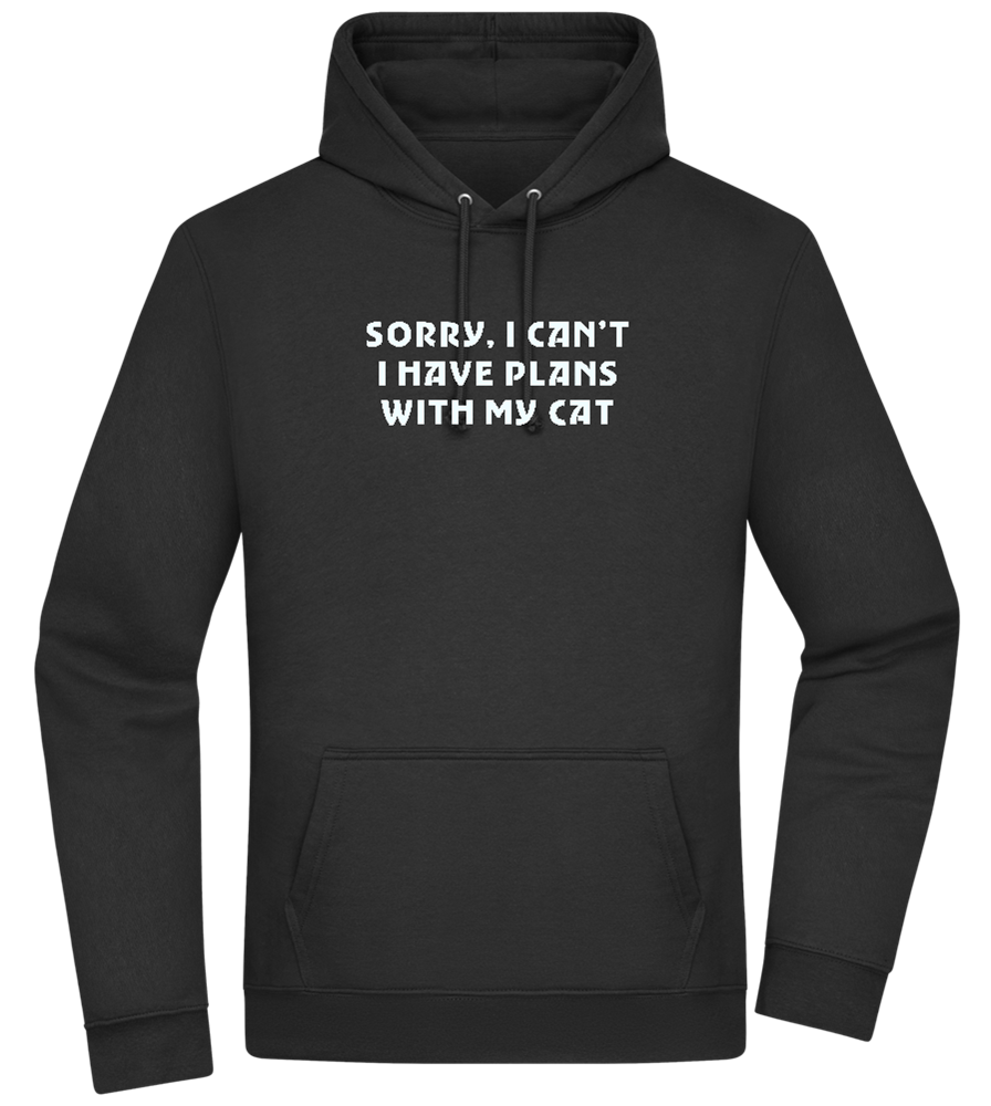 Big Plans Design - Premium Essential Unisex Hoodie_BLACK_front