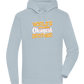 World's Okayest Brother Design - Premium unisex hoodie_CREAMY BLUE_front