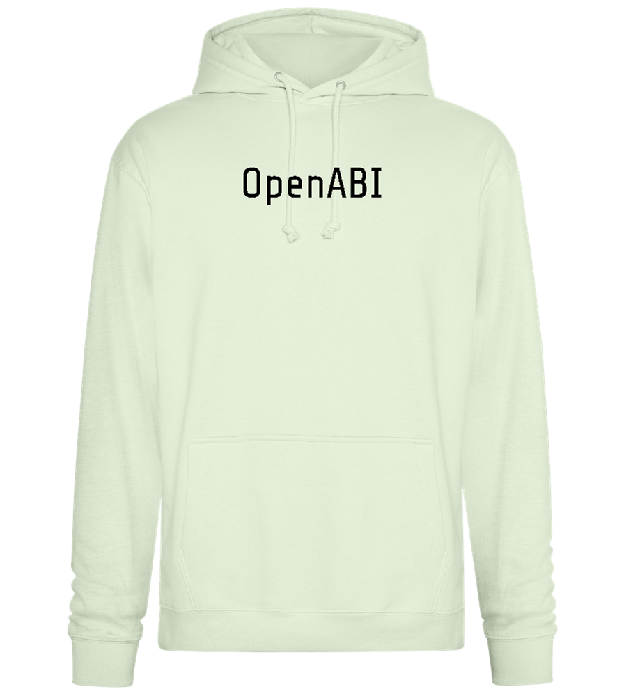 OpenABI Design - Premium Essential Unisex Hoodie_CREAMY GREEN_front