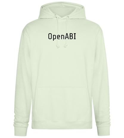 OpenABI Design - Premium Essential Unisex Hoodie_CREAMY GREEN_front