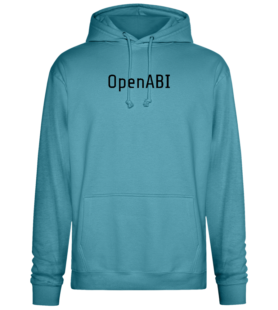 OpenABI Design - Premium Essential Unisex Hoodie_POOL BLUE_front