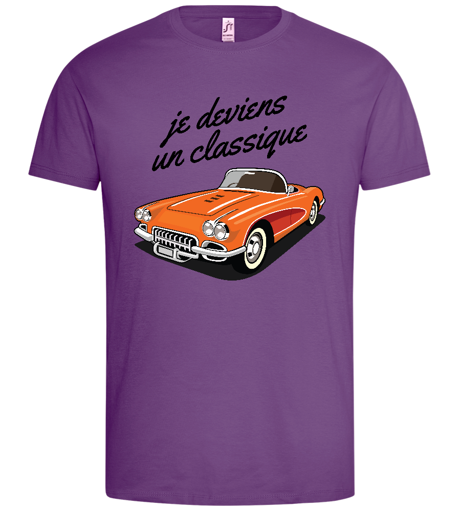 Becoming A Classic Design - Premium men's t-shirt_LIGHT PURPLE_front