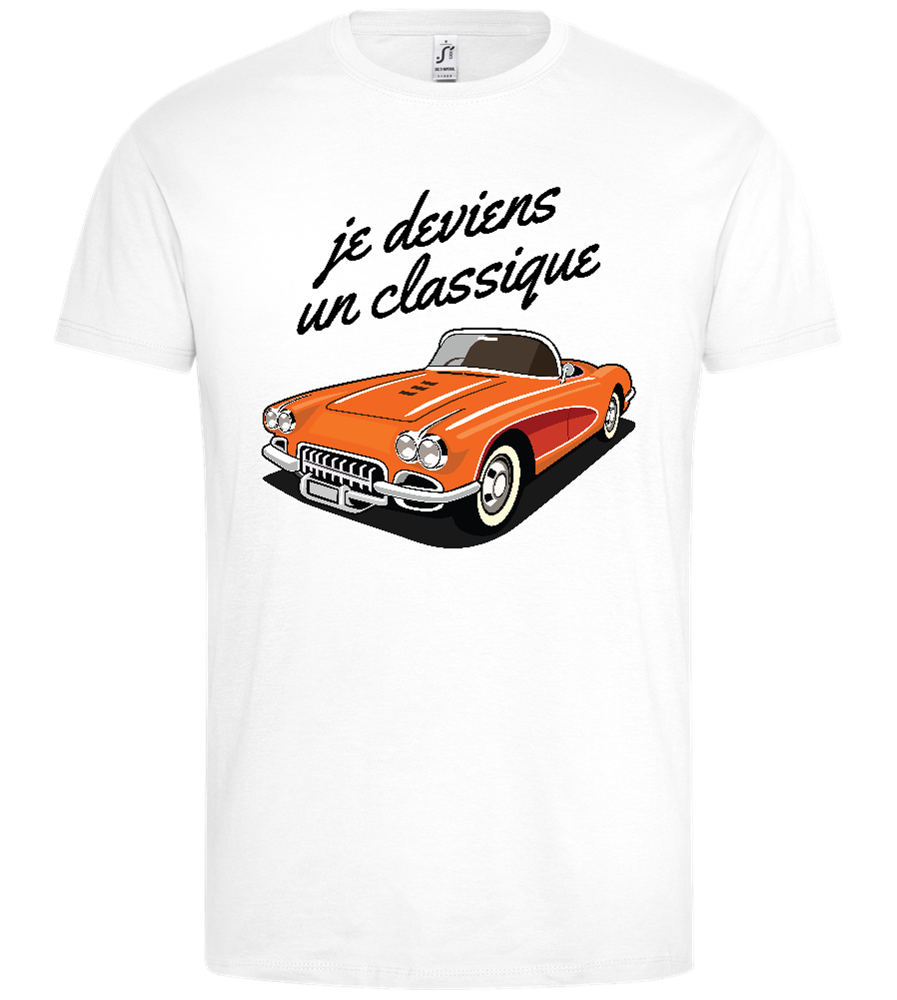 Becoming A Classic Design - Premium men's t-shirt_WHITE_front