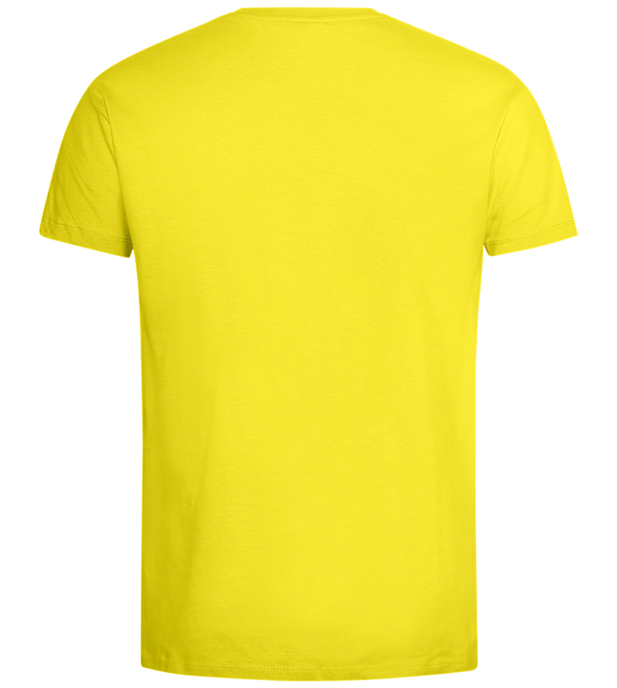 Becoming A Classic Design - Premium men's t-shirt_LEMON_back