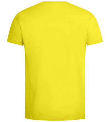 Becoming A Classic Design - Premium men's t-shirt_LEMON_back