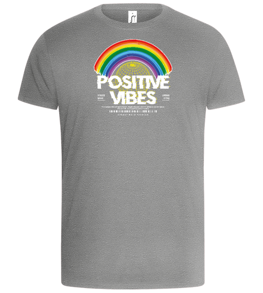 Positive Vibes Design - Basic Unisex T-Shirt_ORION GREY_front