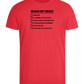 Bachelor Party Checklist Design - Comfort men's fitted t-shirt_BRIGHT RED_front