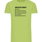 Bachelor Party Checklist Design - Comfort men's fitted t-shirt_GREEN APPLE_front