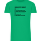 Bachelor Party Checklist Design - Comfort men's fitted t-shirt_MEADOW GREEN_front