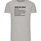 Bachelor Party Checklist Design - Comfort men's fitted t-shirt_ORION GREY_front