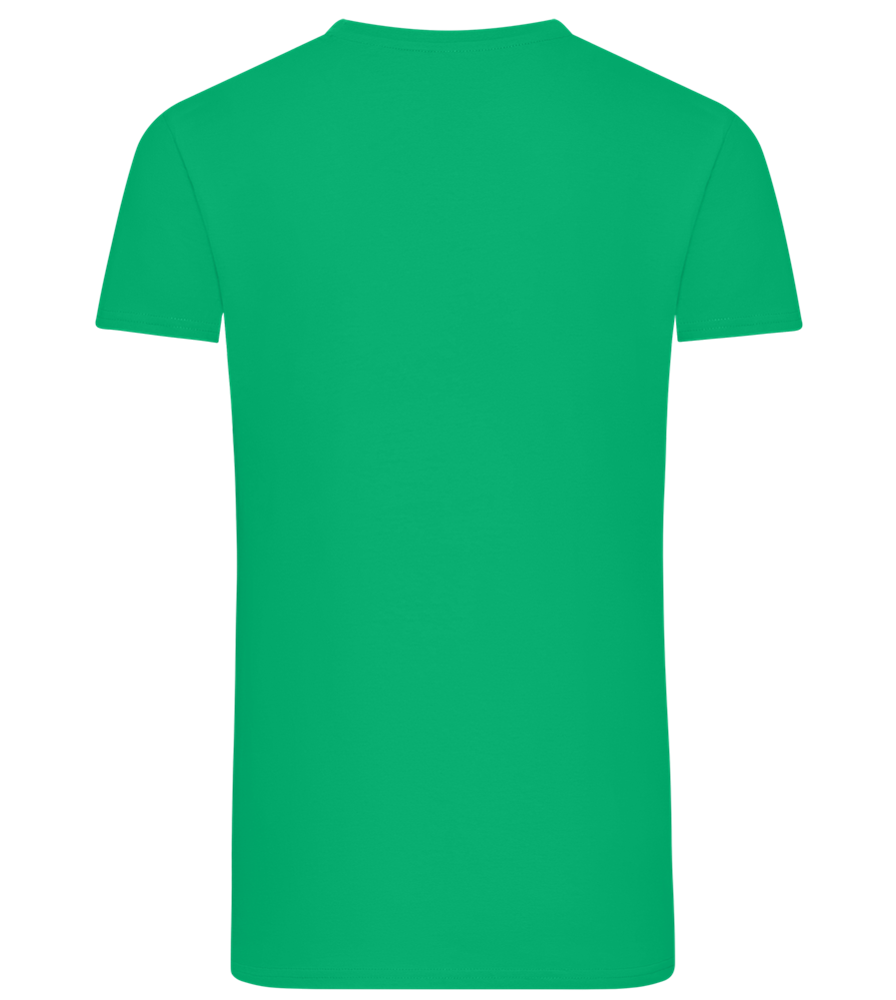 Bachelor Party Checklist Design - Comfort men's fitted t-shirt_MEADOW GREEN_back