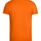 Bachelor Party Checklist Design - Comfort men's fitted t-shirt_ORANGE_back