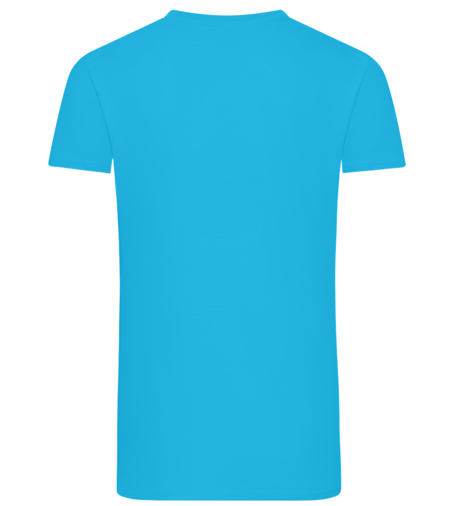 Bachelor Party Checklist Design - Comfort men's fitted t-shirt_TURQUOISE_back