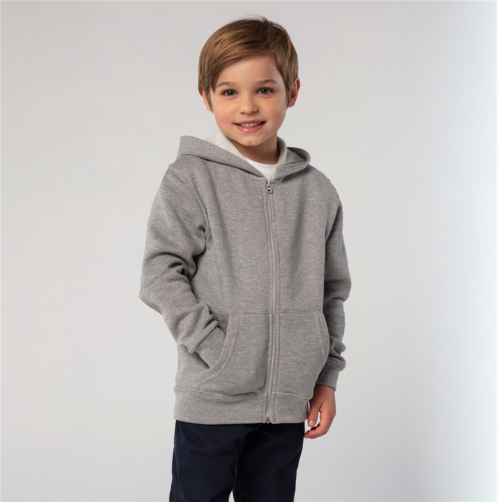 Comfort kids zip hoodie_BLACK_DETAILEDIMAGE_back_1