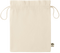 Comfort medium organic drawcord gift bag_BEIGE_front
