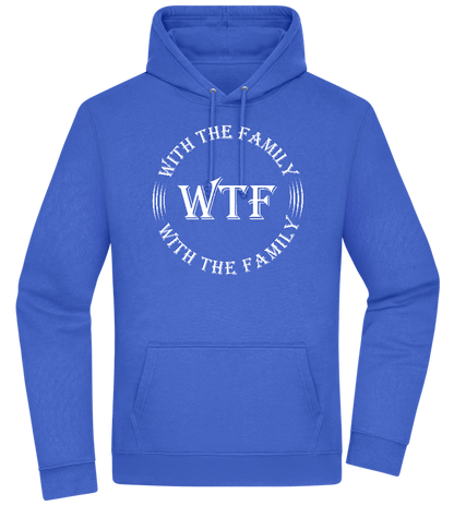 With The Family Design - Premium Essential Unisex Hoodie_ROYAL_front