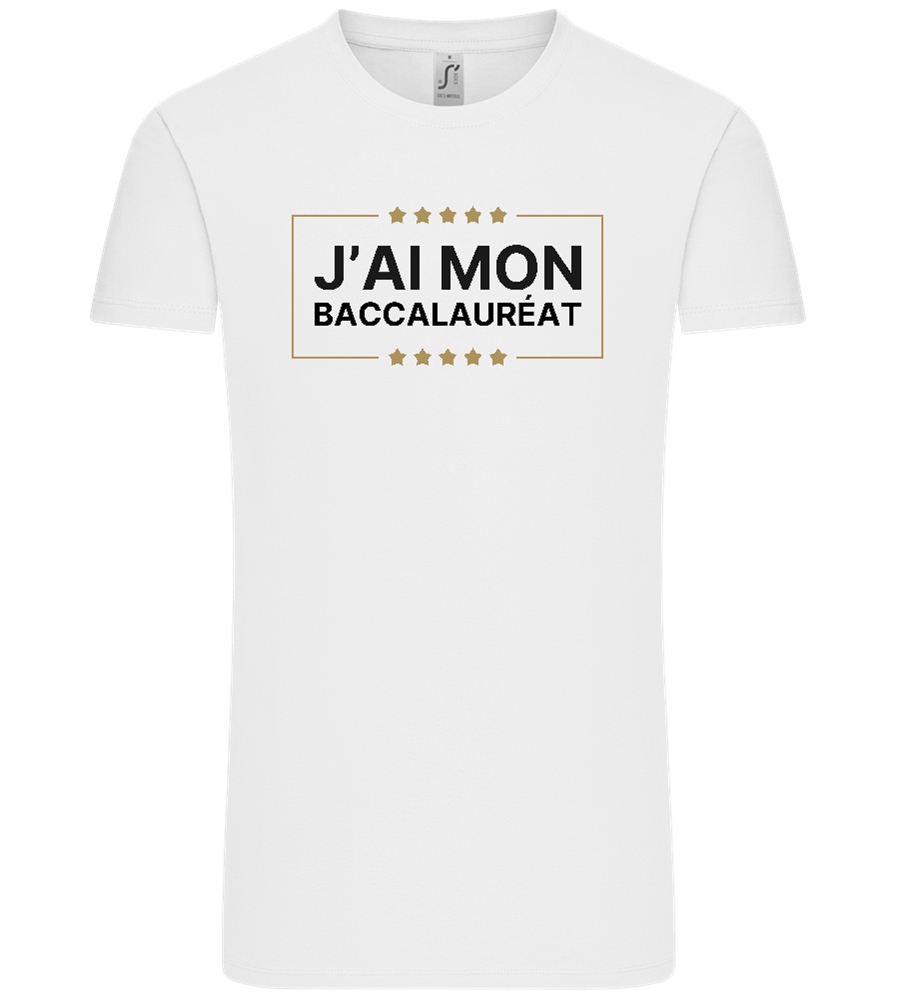 J'ai Mon Bac Design - Comfort Unisex T-Shirt_WHITE_front
