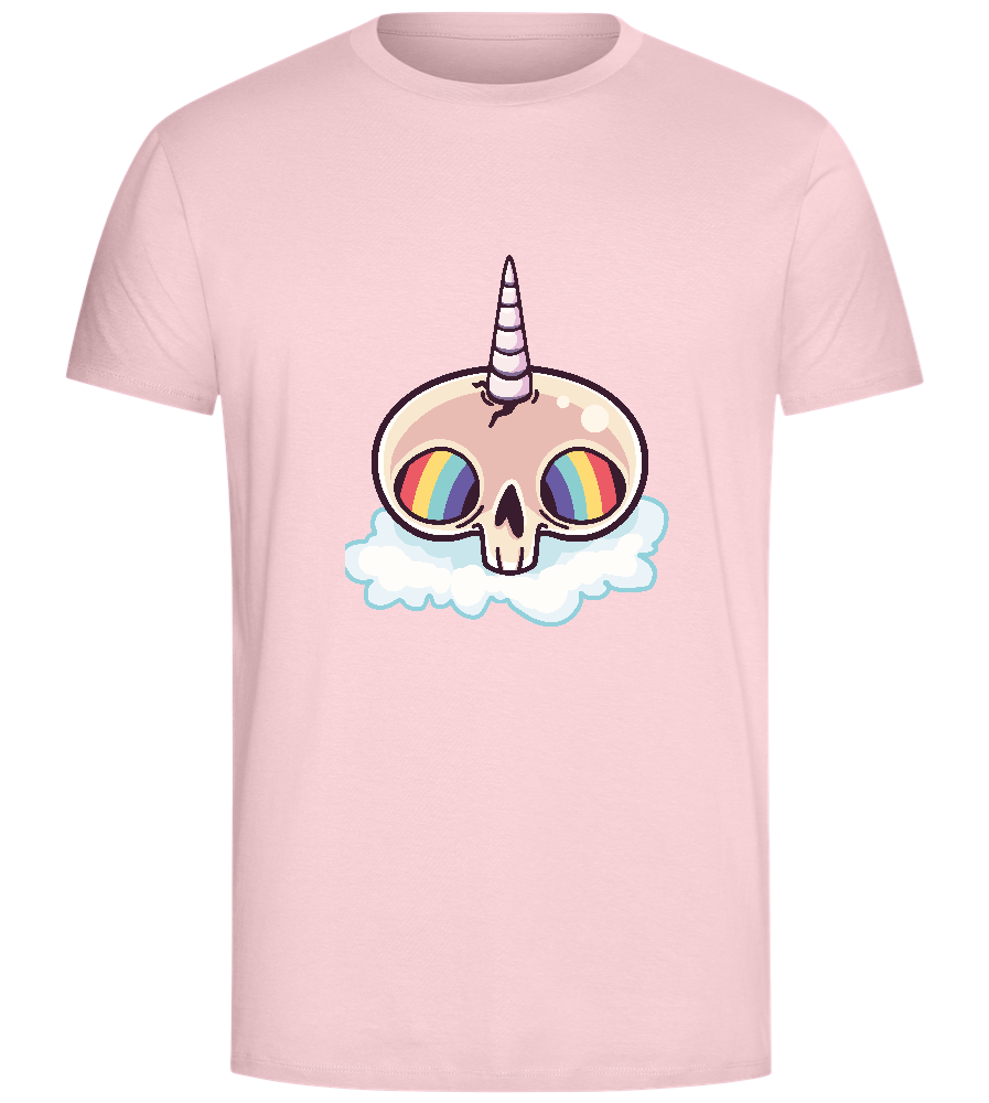 Unicorn Rainbow Design - Comfort Unisex T-Shirt_CANDY PINK_front