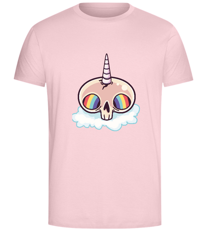 Unicorn Rainbow Design - Comfort Unisex T-Shirt_CANDY PINK_front