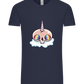 Unicorn Rainbow Design - Comfort Unisex T-Shirt_FRENCH NAVY_front