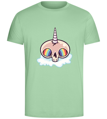 Unicorn Rainbow Design - Comfort Unisex T-Shirt_ICE GREEN_front