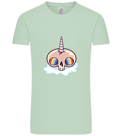 Unicorn Rainbow Design - Comfort Unisex T-Shirt_ICE GREEN_front
