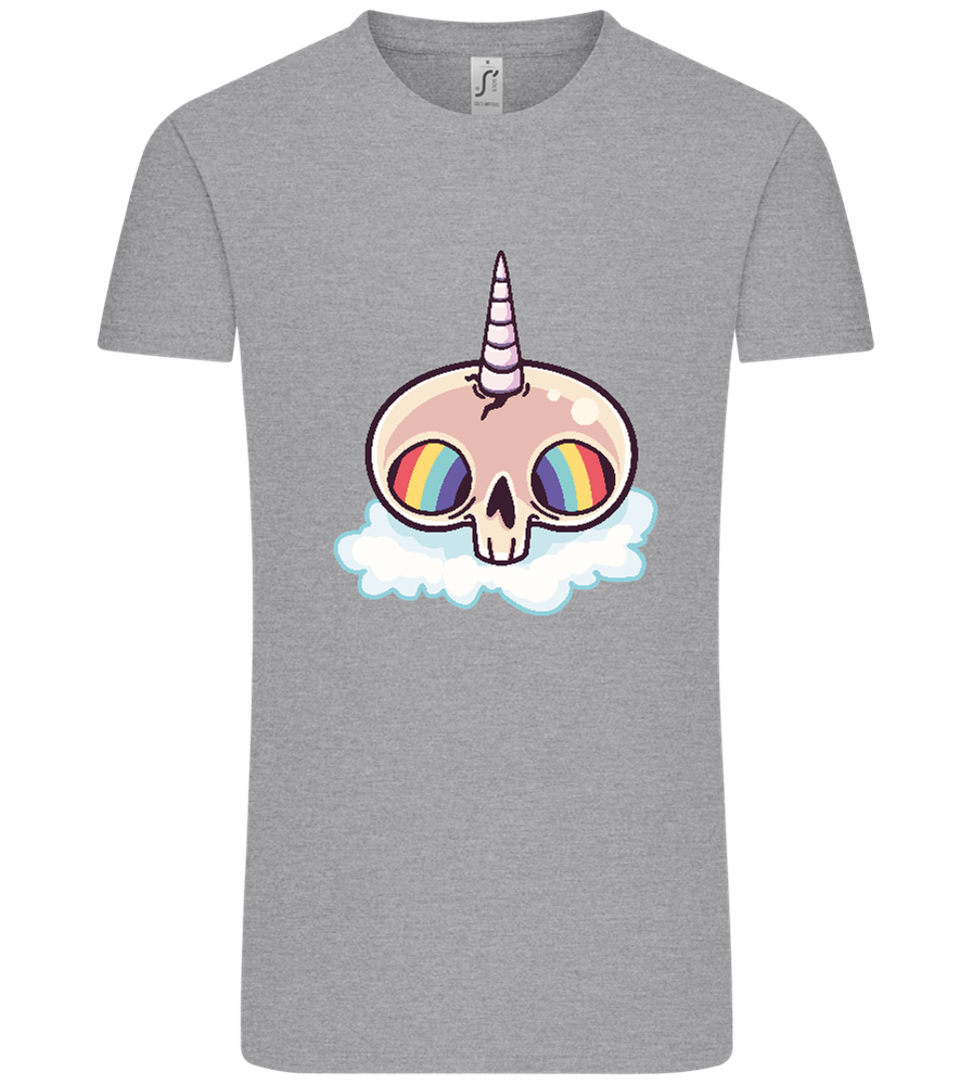 Unicorn Rainbow Design - Comfort Unisex T-Shirt_ORION GREY_front