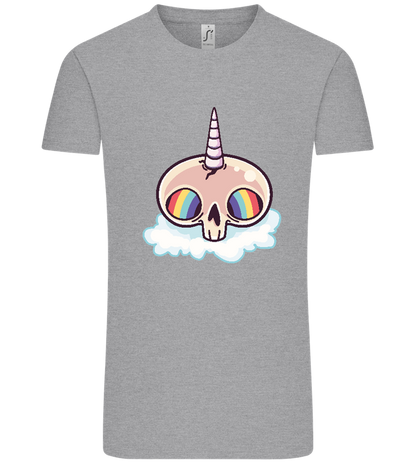 Unicorn Rainbow Design - Comfort Unisex T-Shirt_ORION GREY_front