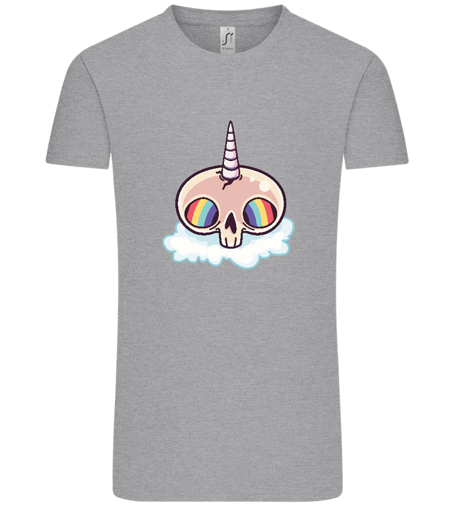 Unicorn Rainbow Design - Comfort Unisex T-Shirt_ORION GREY_front