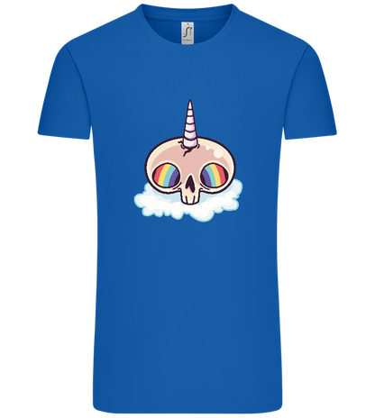 Unicorn Rainbow Design - Comfort Unisex T-Shirt_ROYAL_front