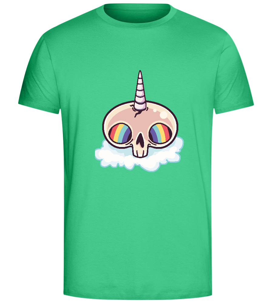 Unicorn Rainbow Design - Comfort Unisex T-Shirt_SPRING GREEN_front