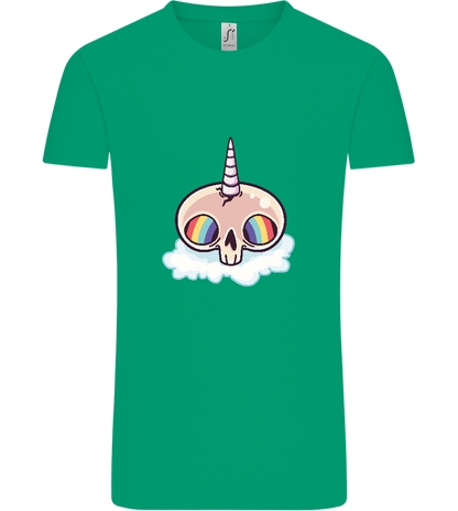 Unicorn Rainbow Design - Comfort Unisex T-Shirt_SPRING GREEN_front