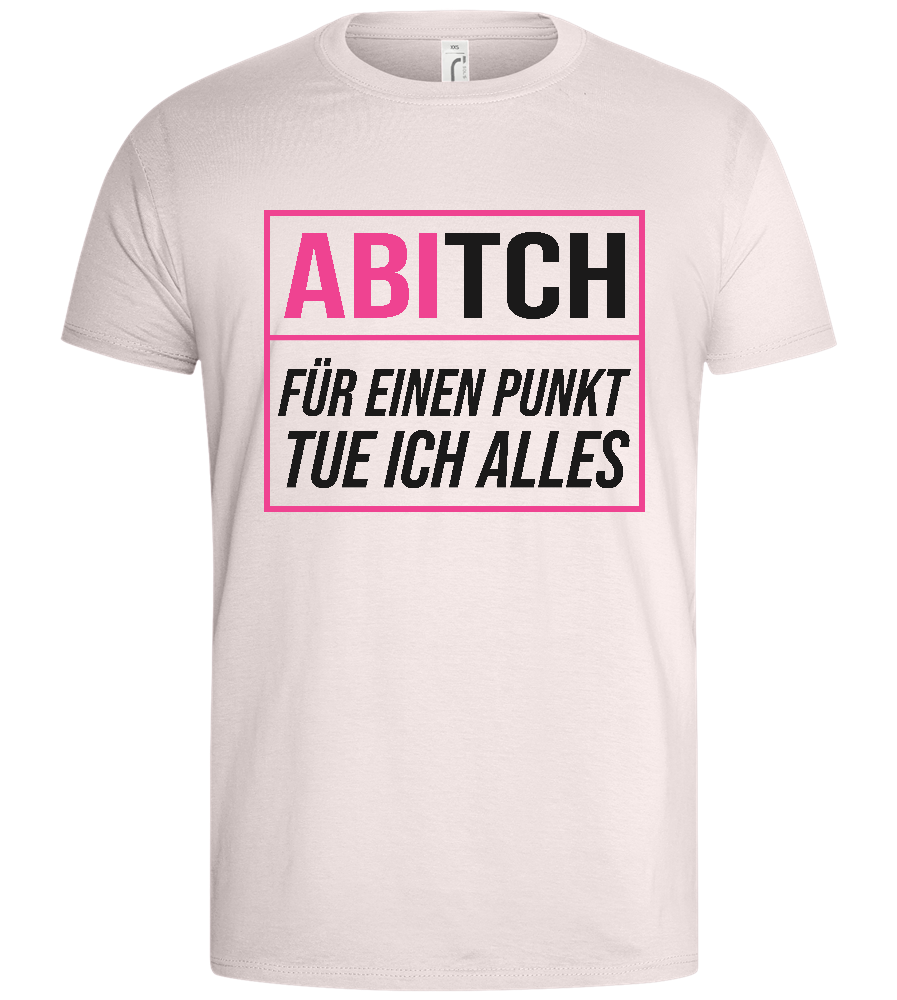 Für Einen Punkt Design - Basic men's t-shirt_LIGHT PINK_front