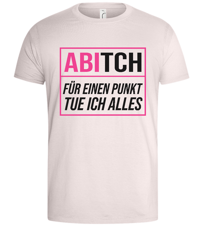 Für Einen Punkt Design - Basic men's t-shirt_LIGHT PINK_front