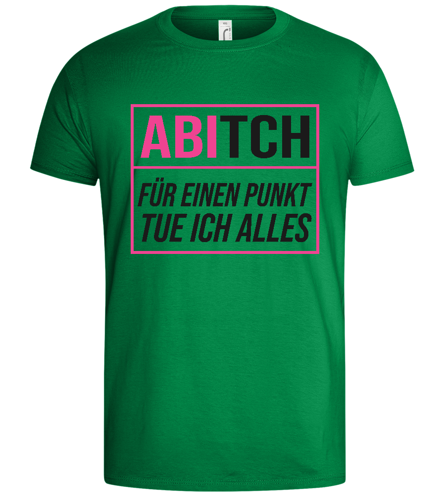 Für Einen Punkt Design - Basic men's t-shirt_MEADOW GREEN_front