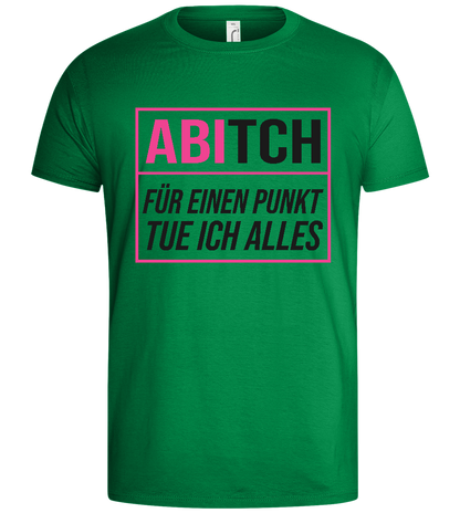 Für Einen Punkt Design - Basic men's t-shirt_MEADOW GREEN_front