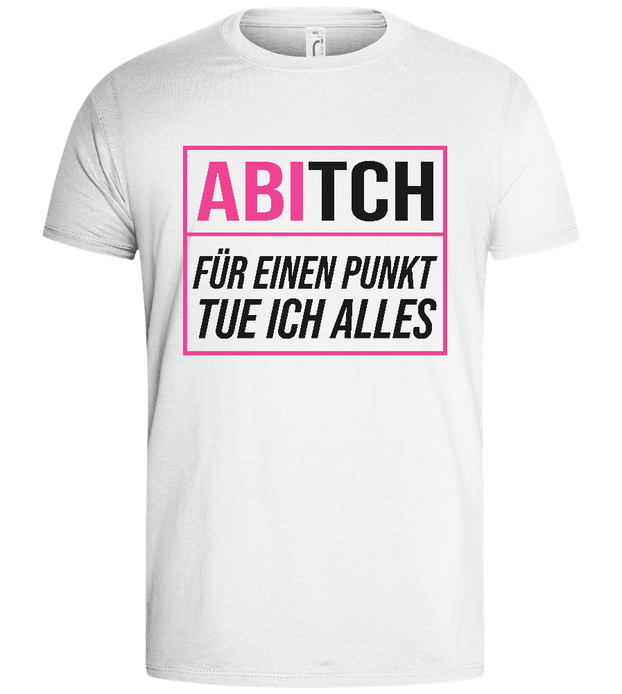 Für Einen Punkt Design - Basic men's t-shirt_WHITE_front