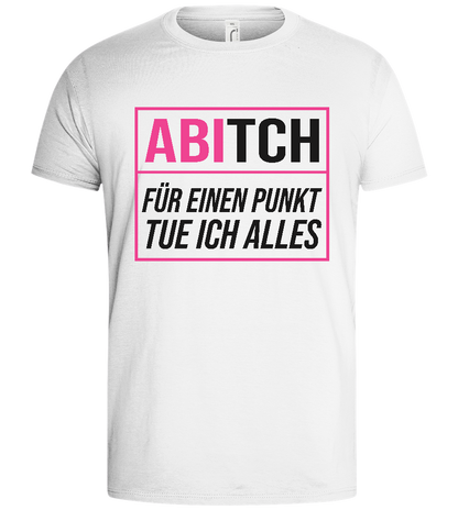 Für Einen Punkt Design - Basic men's t-shirt_WHITE_front