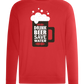 Drink Beer Save Water Beer Mug Design - Comfort unisex sweater_RED_front