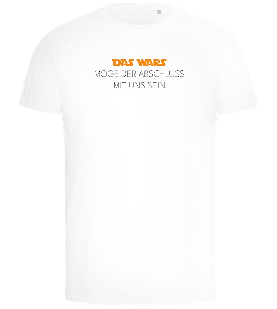 Das Wars Möge Der Abschluss Mit Uns Sein Design - Comfort men's t-shirt_WHITE_front